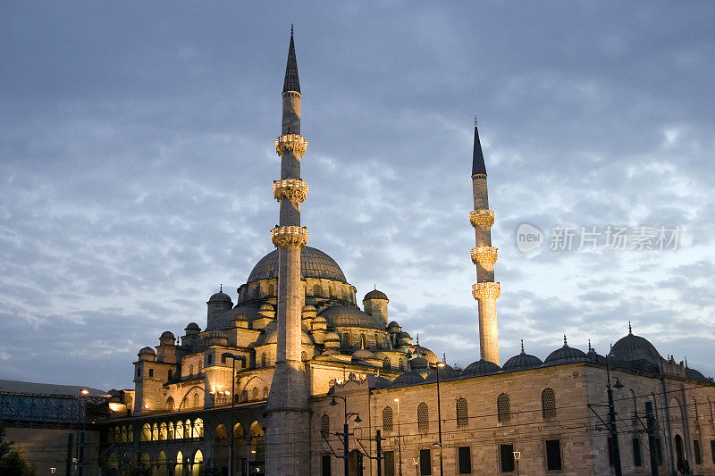 新清真寺(Yeni Camii)，伊斯坦布尔，土耳其